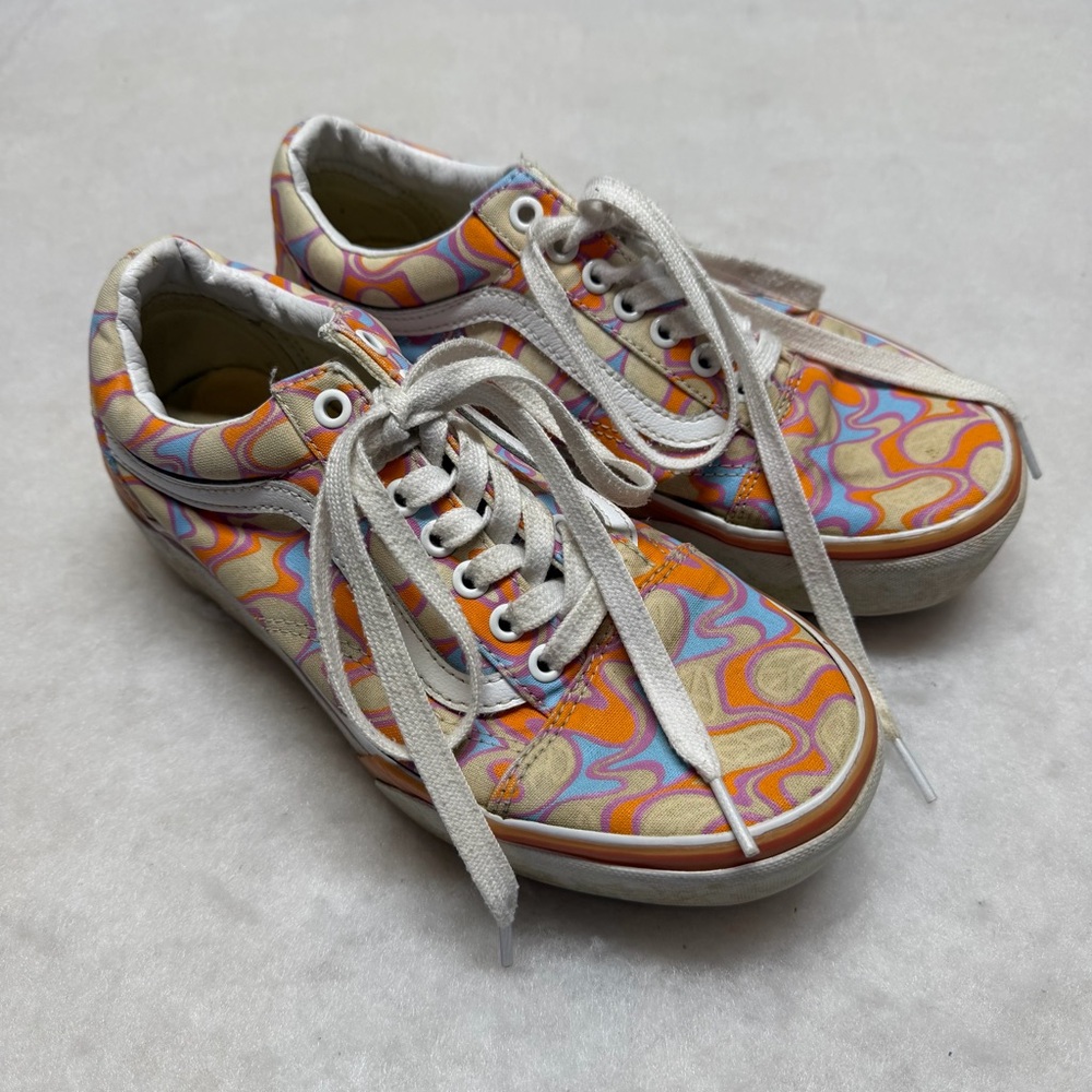Vans Stacked Old Skool Multi Sneakers Shoes Size 8 Women’s